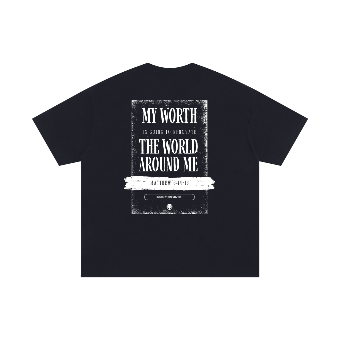MY WORTH (Unisex Oversized Cotton T-Shirt)