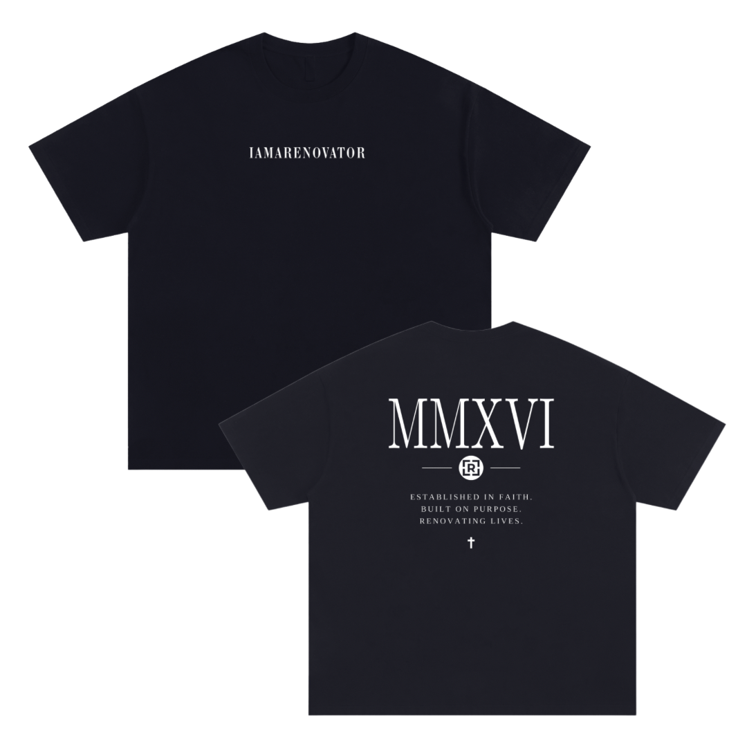 ESTABLISHED 2016 (Oversized Cotton T-Shirt)— PREORDER