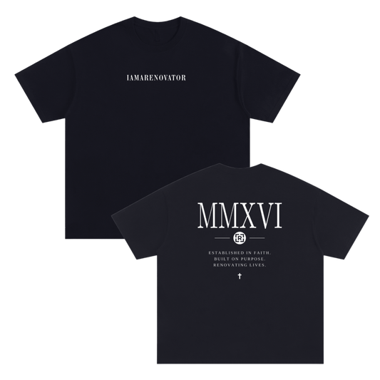 ESTABLISHED 2016 (Oversized Cotton T-Shirt)— PREORDER