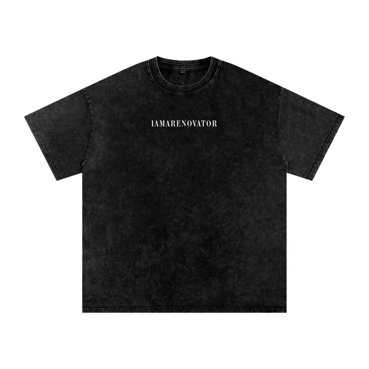 ESTABLISHED (Snow Washed Oversized Cotton T-Shirt)