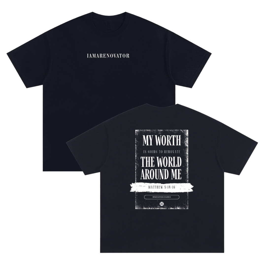MY WORTH (Oversized Cotton T-Shirt) — PREORDER