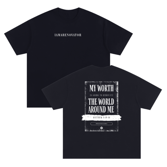 MY WORTH (Oversized Cotton T-Shirt) — PREORDER